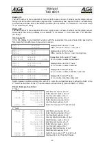 Preview for 67 page of ALGE-Timing TDC8001 Manual