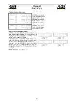 Предварительный просмотр 73 страницы ALGE-Timing TDC8001 Manual