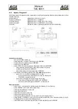 Предварительный просмотр 74 страницы ALGE-Timing TDC8001 Manual