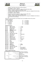 Предварительный просмотр 78 страницы ALGE-Timing TDC8001 Manual