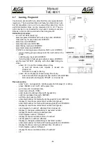 Предварительный просмотр 80 страницы ALGE-Timing TDC8001 Manual