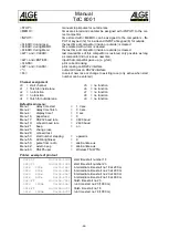 Preview for 92 page of ALGE-Timing TDC8001 Manual