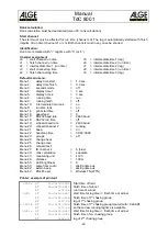 Предварительный просмотр 95 страницы ALGE-Timing TDC8001 Manual