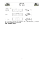 Предварительный просмотр 96 страницы ALGE-Timing TDC8001 Manual