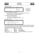 Предварительный просмотр 98 страницы ALGE-Timing TDC8001 Manual