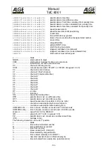 Предварительный просмотр 103 страницы ALGE-Timing TDC8001 Manual