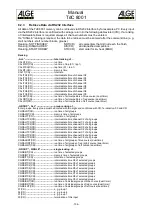 Предварительный просмотр 106 страницы ALGE-Timing TDC8001 Manual