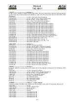 Preview for 107 page of ALGE-Timing TDC8001 Manual