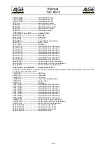 Предварительный просмотр 108 страницы ALGE-Timing TDC8001 Manual