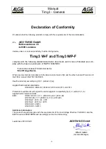 Preview for 3 page of ALGE-Timing Timy3 WP Manual General