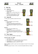 Preview for 12 page of ALGE-Timing Timy3 WP Manual General