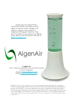 Предварительный просмотр 2 страницы AlgenAir aerium Getting Started