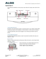 Предварительный просмотр 11 страницы Algo 8190S User Manual