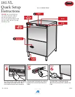 Предварительный просмотр 2 страницы ALI CMA DISHMACHINES 181-VL Quick Setup Instructions