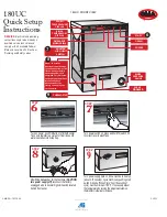 Preview for 2 page of ALI CMA DISHMASHINES 180UC Quick Setup Instructions