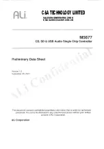 Preview for 5 page of ALI M5677 Service Manual