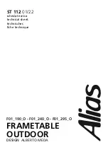 Alias F01 190 O Technical Sheet preview