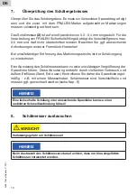 Предварительный просмотр 10 страницы Aliaxis FWSG 710S Operating Instruction