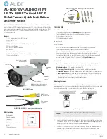 ALIBI ALI-BC5010VF Quick Installation And User Manual предпросмотр