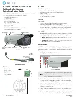 ALIBI ALI-TP4013R 3MP HD-TVI 260' IR Quick Installation Manual preview