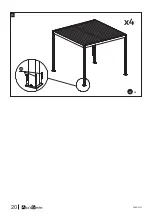 Preview for 20 page of Alice's Garden TRIOMPHE PGBC3X3 Assembly Instructions Manual