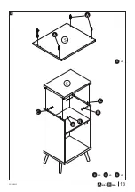 Предварительный просмотр 13 страницы Alice's Home BOHEME IBOBEDSIDE Instruction Manual