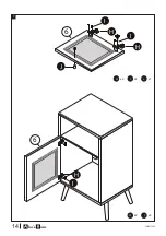 Предварительный просмотр 14 страницы Alice's Home BOHEME IBOBEDSIDE Instruction Manual