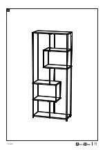 Предварительный просмотр 11 страницы Alice's Home LOFT ILFSHELF185 Assembly Instructions Manual