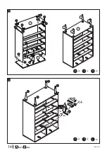 Предварительный просмотр 14 страницы Alice's Home MIKA IMKCHEST6DWD Assembly Instructions Manual