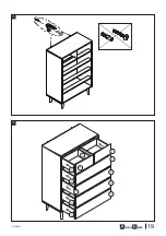 Предварительный просмотр 19 страницы Alice's Home MIKA IMKCHEST6DWD Assembly Instructions Manual