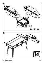 Предварительный просмотр 16 страницы Alice's Home Mika IMKDESK120 Manual