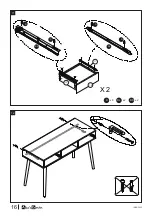 Предварительный просмотр 16 страницы Alice's Home Mika IMKDESK120WD Manual