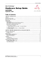 Предварительный просмотр 3 страницы Alien ALR-9900 Hardware Setup Manual