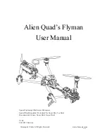 Aliencopter Quad's Flyman User Manual preview