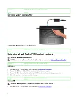 Preview for 4 page of Alienware 15 R3 Setup And Specifications
