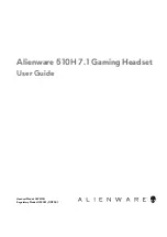 Предварительный просмотр 1 страницы Alienware 510H 7.1 User Manual