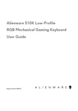 Alienware 510K User Manual предпросмотр