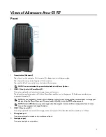 Предварительный просмотр 7 страницы Alienware Area-51 R7 Setup And Specifications