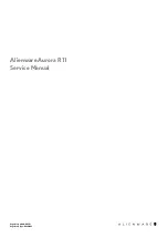 Alienware Aurora R11 Service Manual предпросмотр