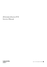 Предварительный просмотр 1 страницы Alienware Aurora R13 Service Manual