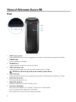 Предварительный просмотр 8 страницы Alienware Aurora R8 Setup And Specifcations