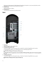 Предварительный просмотр 8 страницы Alienware Aurora Ryzen Edition D23M Setup And Specifications