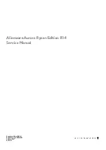 Alienware Aurora Ryzen Edition R14 Service Manual предпросмотр