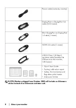 Предварительный просмотр 8 страницы Alienware AW2723DF User Manual