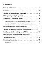 Предварительный просмотр 3 страницы Alienware AW410K User Manual