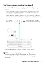 Предварительный просмотр 7 страницы Alienware AW410K User Manual