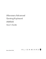 Alienware AW568 User Manual preview