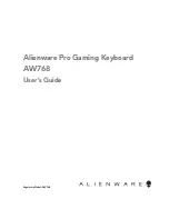 Alienware AW768 User Manual preview