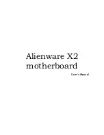 Alienware MJ-12 X2 User Manual предпросмотр