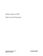 Preview for 1 page of Alienware X51 Service Manual